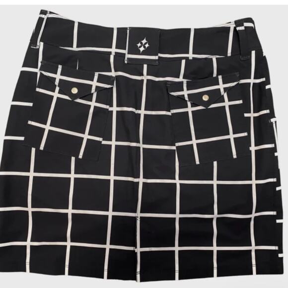 Jofit Black & White Grid Skort – Sz 2 - Picture 2 of 6